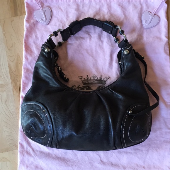 Juicy Couture Vintage Genuine Leather Shoulder Bag - Picture 9 of 15